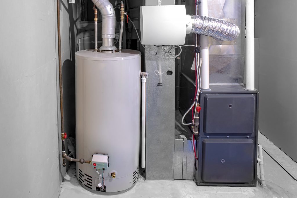 High efficiency furnace installation